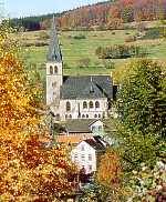 Blick zur Kirche von Brotterode