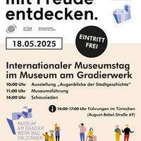 Werbeplakat int. Museumstag ©(C) Philipp Mikuletz