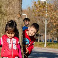 spielende Kinder