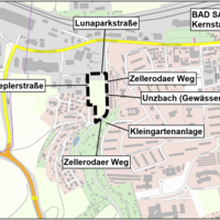 Bekanntmachung über die öffentliche Auslegung des Entwurfes des Bebauungsplans Nr. 68 Wohngebiet „Am Unzbach“ der Stadt Bad Salzungen