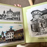 2.	Roland Petris Federzeichnungen beeindrucken mit einer großen Detailgenauigkeit, wofür der Langenfelder gern mal 40 Stunden an seinem Bild feilt.