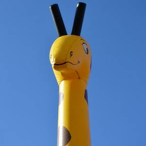 Hüpfburg Giraffe